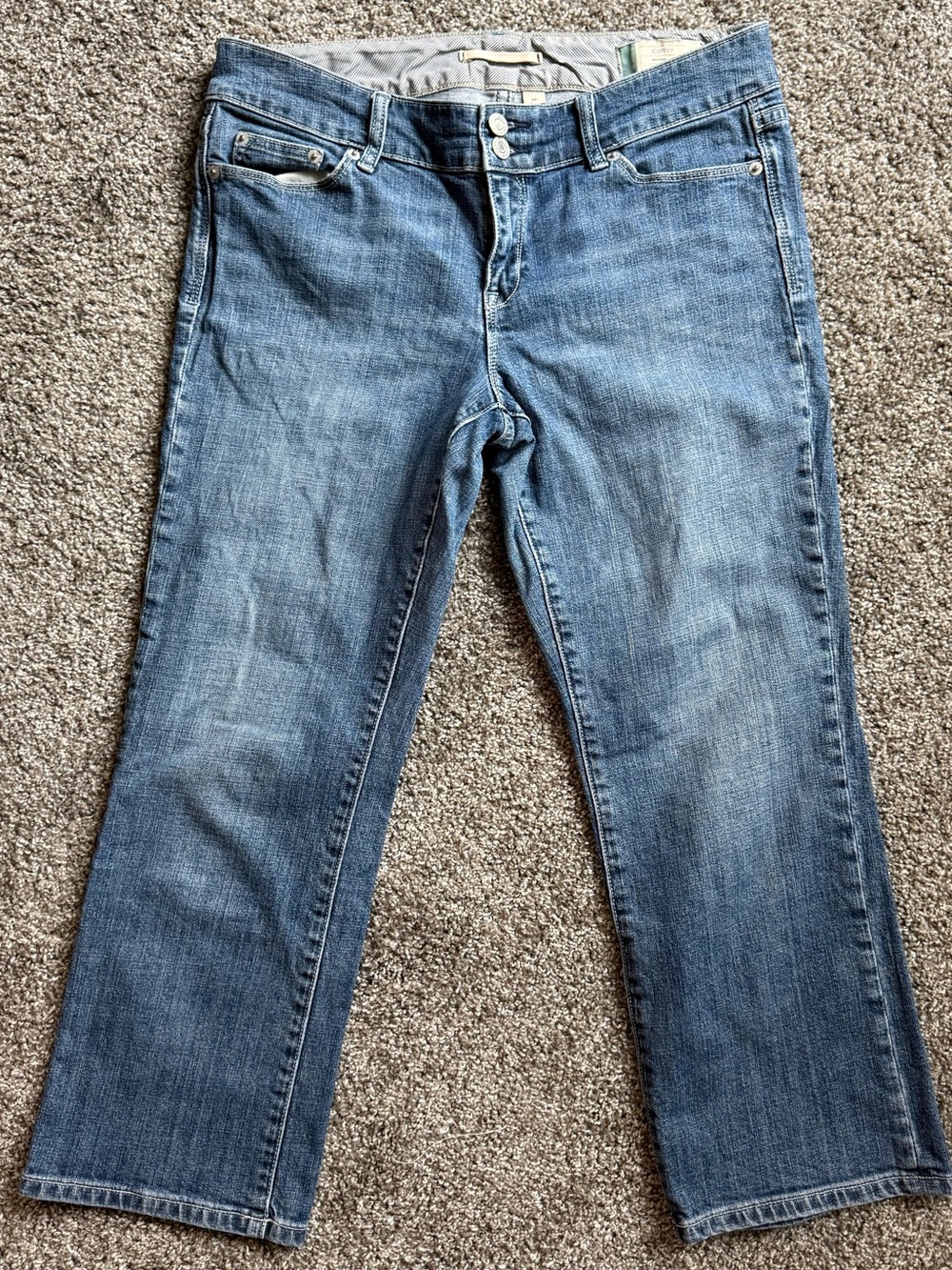 Y2K GAP Curvy Light Wash Crop Ankle Stretch Jeans Women’s 10